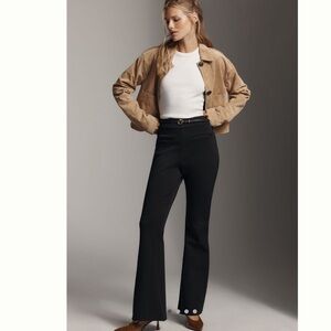 Anthropologie Flare Knit Pants